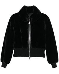 Pinko - Ribbed Hem Zip Jacket - Lyst