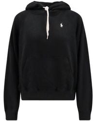 Polo Ralph Lauren - Cotton Blend Sweatshirt With Hood - Lyst