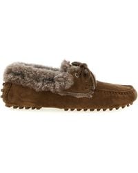 Brunello Cucinelli - Driving Loafer Mocassini Marrone-Donna - Lyst