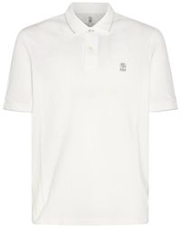 Brunello Cucinelli - Logo Piquã Polo Shirt - Lyst