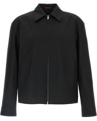 Gucci - Giubbino in cotone nero - Lyst