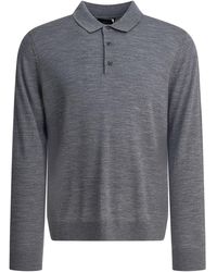 Vince - Merino Wool Polo Shirt - Lyst