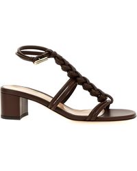 Gianvito Rossi - Capua Sandali Marrone-Donna - Lyst