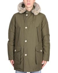 Woolrich - Parka arctic con cappuccio e pelliccia - Lyst