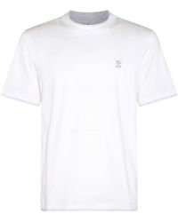 Brunello Cucinelli - T-Shirts And Polos Light And Natural-Uomo - Lyst
