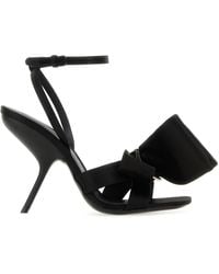 Ferragamo - Salvatore Satin Sandals - Lyst