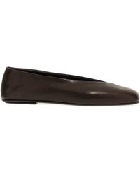 The Row - Eva Two Flat Shoes Marrone - Lyst