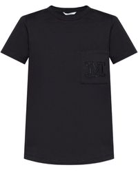 Max Mara - Cotton T-Shirt With Logo - Lyst