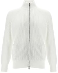 Brunello Cucinelli - Zip Cardigan - Lyst