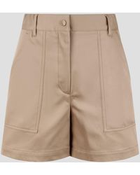 Moncler - Gabardine Shorts - Lyst