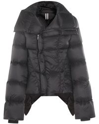 Rick Owens - Coats Blacks And Greys-Donna - Lyst