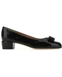 Ferragamo - Vara Bow Patent Pumps - Lyst