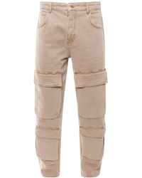 Represent - Pantalone Cargo in denim beige - Lyst