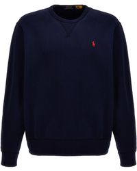 Polo Ralph Lauren - Crew-neck Sweatshirt With Logo - Lyst