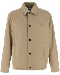 Burberry - Gabardine Jacket - Lyst