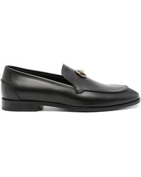 Versace - Loafers With Medusa Plaque - Lyst