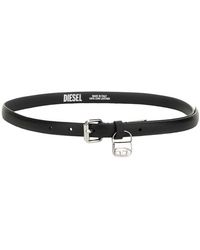 DIESEL - "B-Charm Hip" Belt-Donna - Lyst