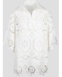 Zimmermann - Lexi Embroidered Tunic - Lyst