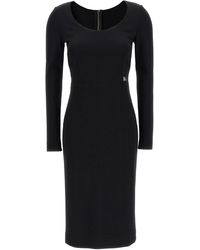 Dolce & Gabbana - Logo Dress Gonne Nero-Donna - Lyst