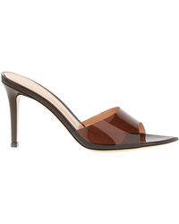 Gianvito Rossi - Elle Sandali Marrone-Donna - Lyst