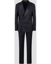 Tagliatore - Double Breasted Tailored Suit - Lyst