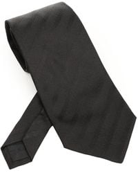 Saint Laurent - Wide Tie Ties And Bow Ties Black - Lyst