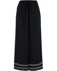 Bode - Viscose Mathilde Wide-Leg - Lyst