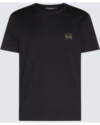 Dolce & Gabbana - T-Shirts And Polos Blacks And Greys-Uomo - Lyst