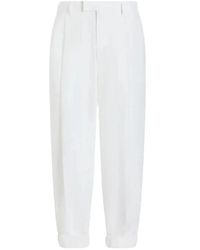 Dolce & Gabbana - Folded-Edge Trousers - Lyst