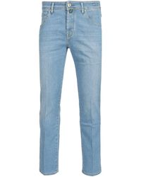 Jacob Cohen - Scott Slim Fit Carrot Trousers - Lyst