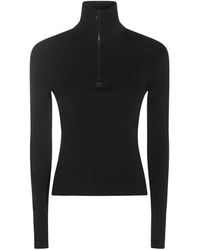 Courreges - Sweaters Blacks And Greys-Donna - Lyst
