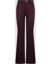 Courreges - 70`s twill bootcut pants - Lyst
