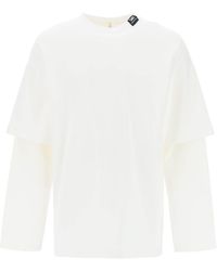 OAMC - Long Sleeved Layered T Shirt - Lyst