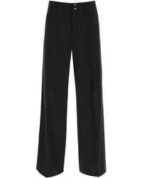 MM6 by Maison Martin Margiela - Straight Cut Pants With Pinstripe Motif - Lyst