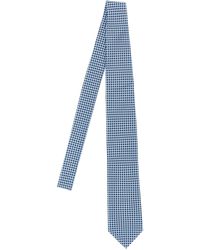 Brioni - Jacquard Tie Cravatte Celeste-Uomo - Lyst