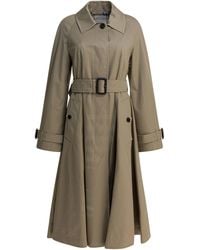 Burberry - Car Coat Ellingham Fit-And-Flare Coats-Donna - Lyst