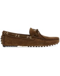 Car Shoe - Suede Loafers Brown - Lyst