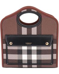 Burberry - Pocket Handbag - Lyst