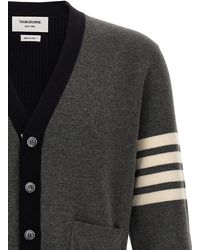 Thom Browne - 4 Bar' Cardigan - Lyst
