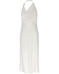 Elisabetta Franchi - All Over Logo Dress Dresses - Lyst