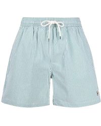 Polo Ralph Lauren - Traveler Striped Swim Shorts - Lyst