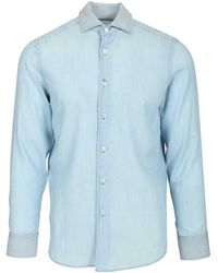 Fedeli - Long-Sleeved Shirt Shirts Light-Uomo - Lyst