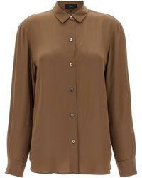 Theory - Os Shirt, Blouse - Lyst