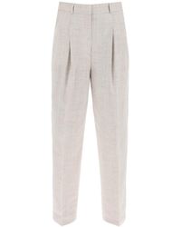 Totême - Toteme Tailored Trousers With Double Pleat - Lyst