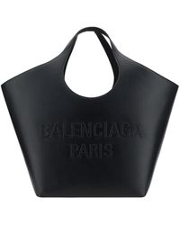Balenciaga - Borsa a spalla in pelle matelassé con monogramma in metallo - Lyst
