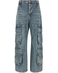 DIESEL - D-Sire-Cargo-D Jeans Celeste-Donna - Lyst