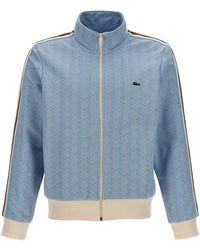 Lacoste - Jacquard Track Top - Lyst