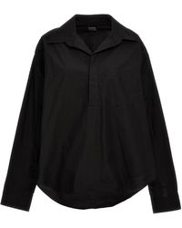 Balenciaga - Crumpled Effect Shirt Shirt, Blouse - Lyst