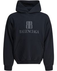 Balenciaga - Hoodie Nano Bb Medium Fit - Lyst