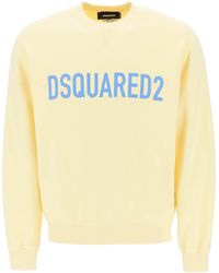 DSquared² - Logo Print Sweatshirt - Lyst